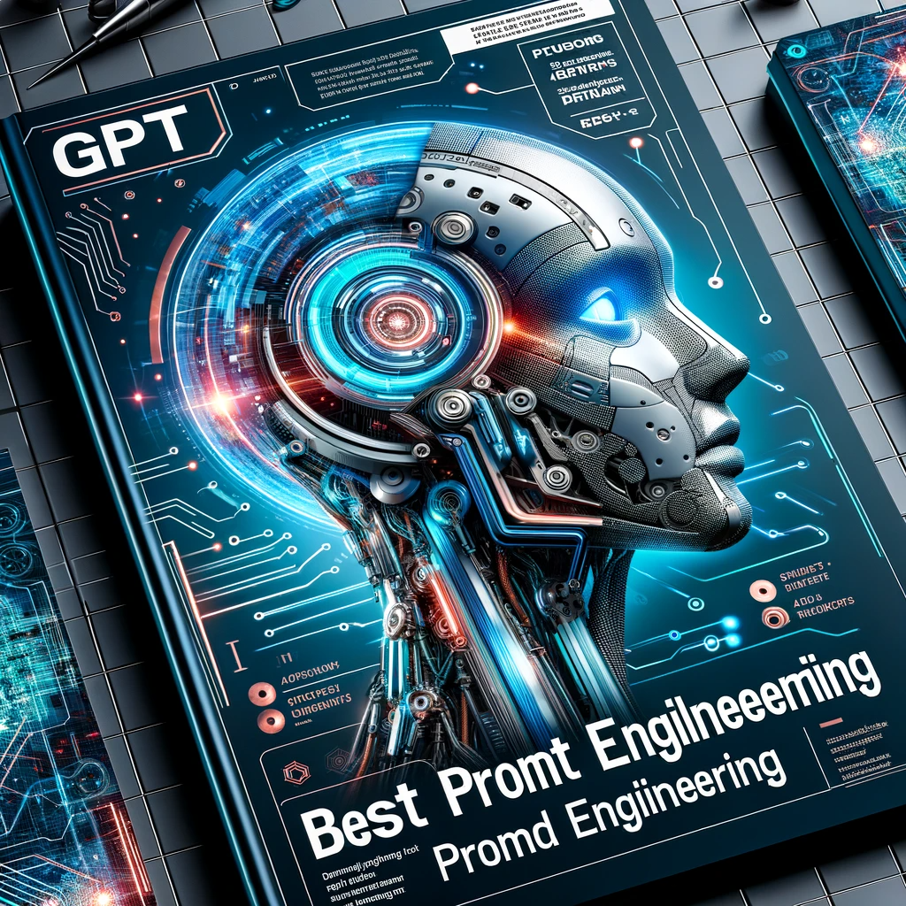 futuristic and technological themes associated with GPTs and prompt engineering.